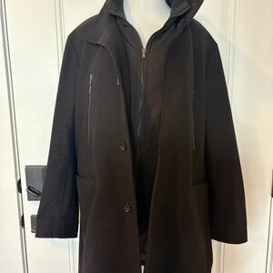 Michael Kors Classic Black Trench Coat